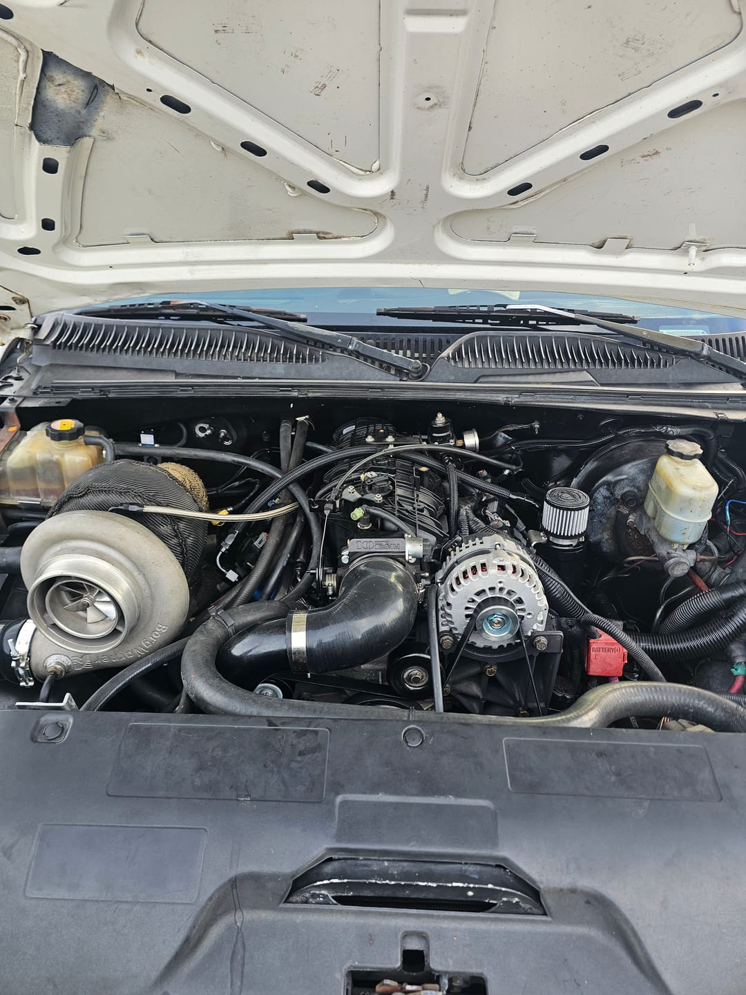 Customer photo review of Top Loader Billet Internally Baffled Oil Catch Can (Dual 10AN Port)