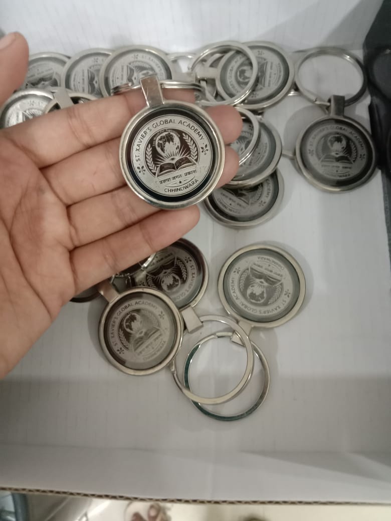 Customer photo review of Premium Metal Keychain | Best for Corporate Gifting | PrintMine.in