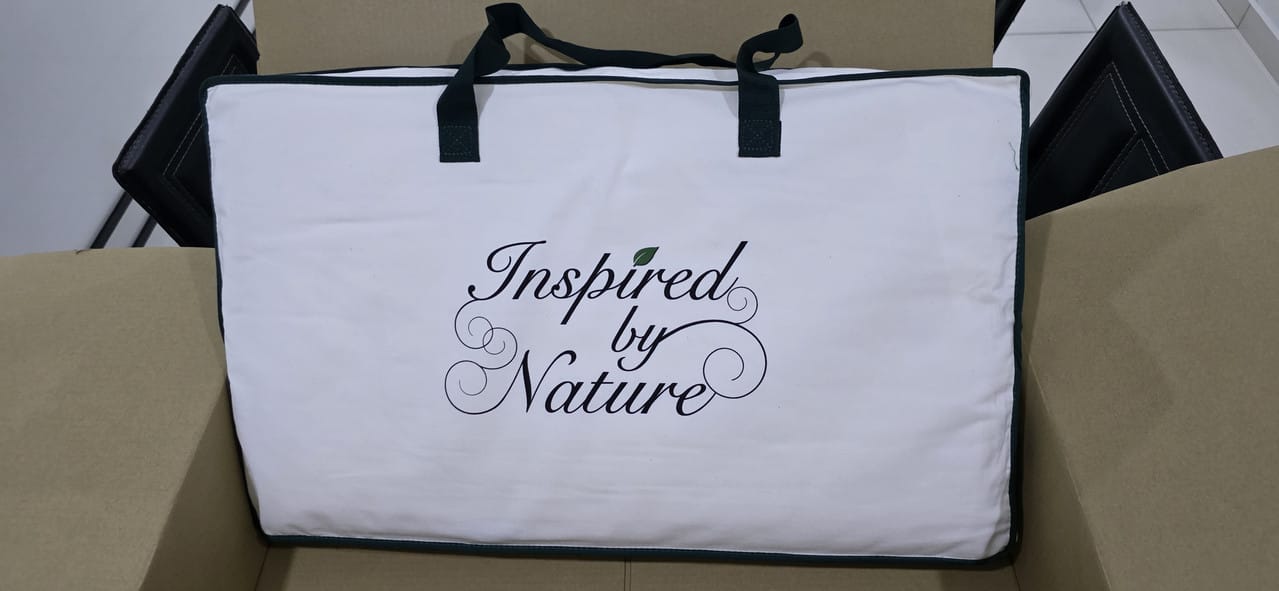 Customer photo review of Getha Organic Cotton Latex Pillow