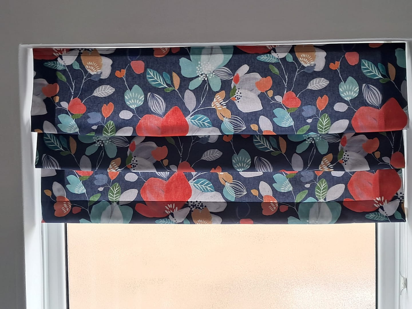 Customer photo review of Indigo Garden Cotton Furnishing Fabric