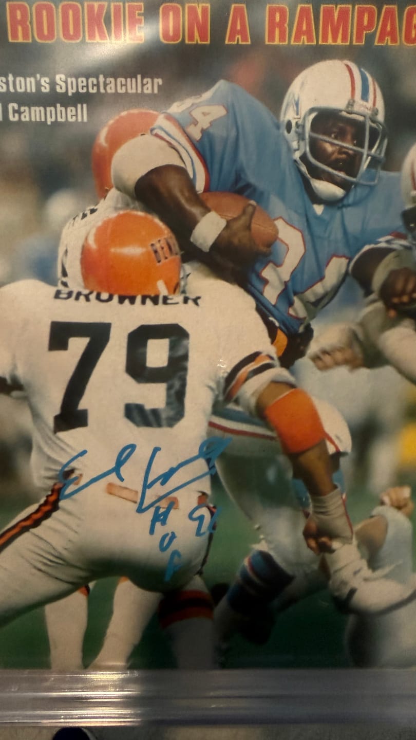 Customer photo review of Earl Campbell Autograph Signing