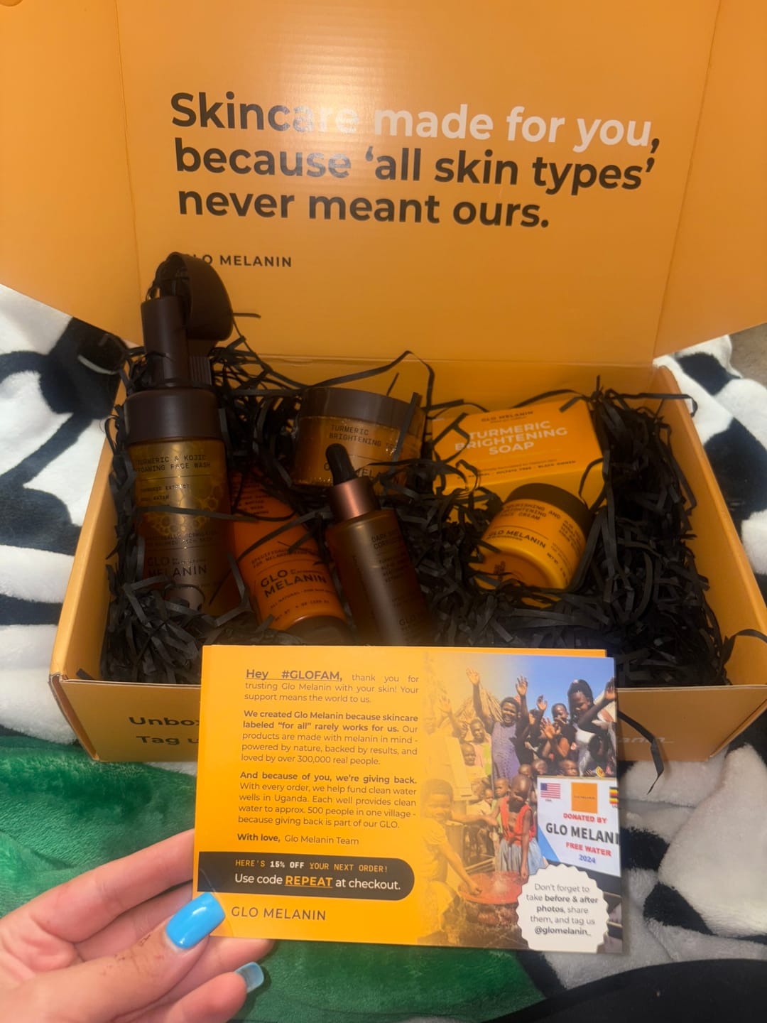 Customer photo review of Turmeric and Kojic Foaming Face Wash
