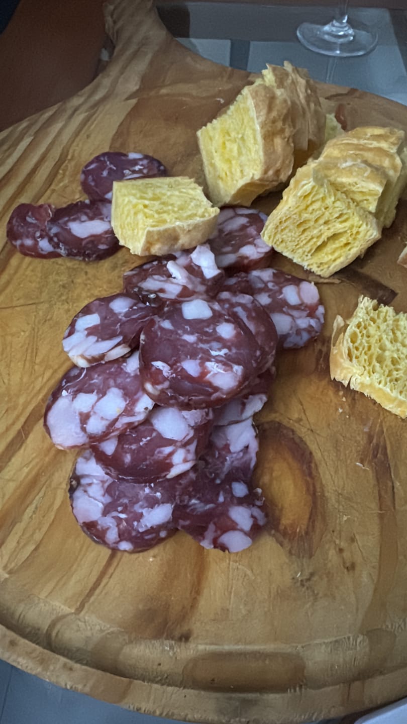 Customer photo review of Chorizo Seco, artesanal, con tocino