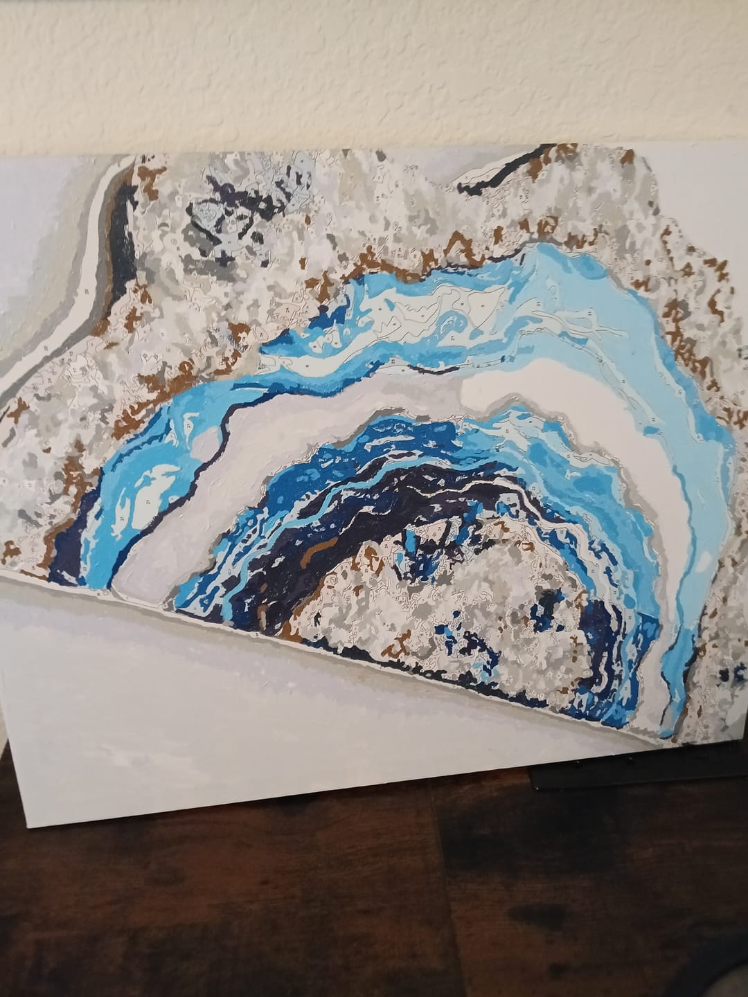 Customer photo review of Custom Paint by Numbers Kit
