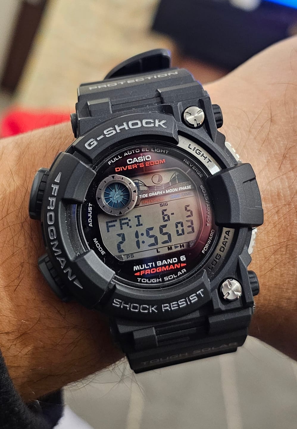 Customer photo review of Reloj Casio G-Shock Frogman GWF-1000-1JF Mercado Japonés JDM