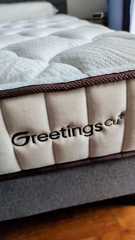 Customer photo review of (Online Exclusive) Getha Greetings CU+ Mattress