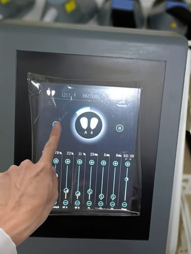 Customer photo review of EMS Nova Body Sculpting Machine