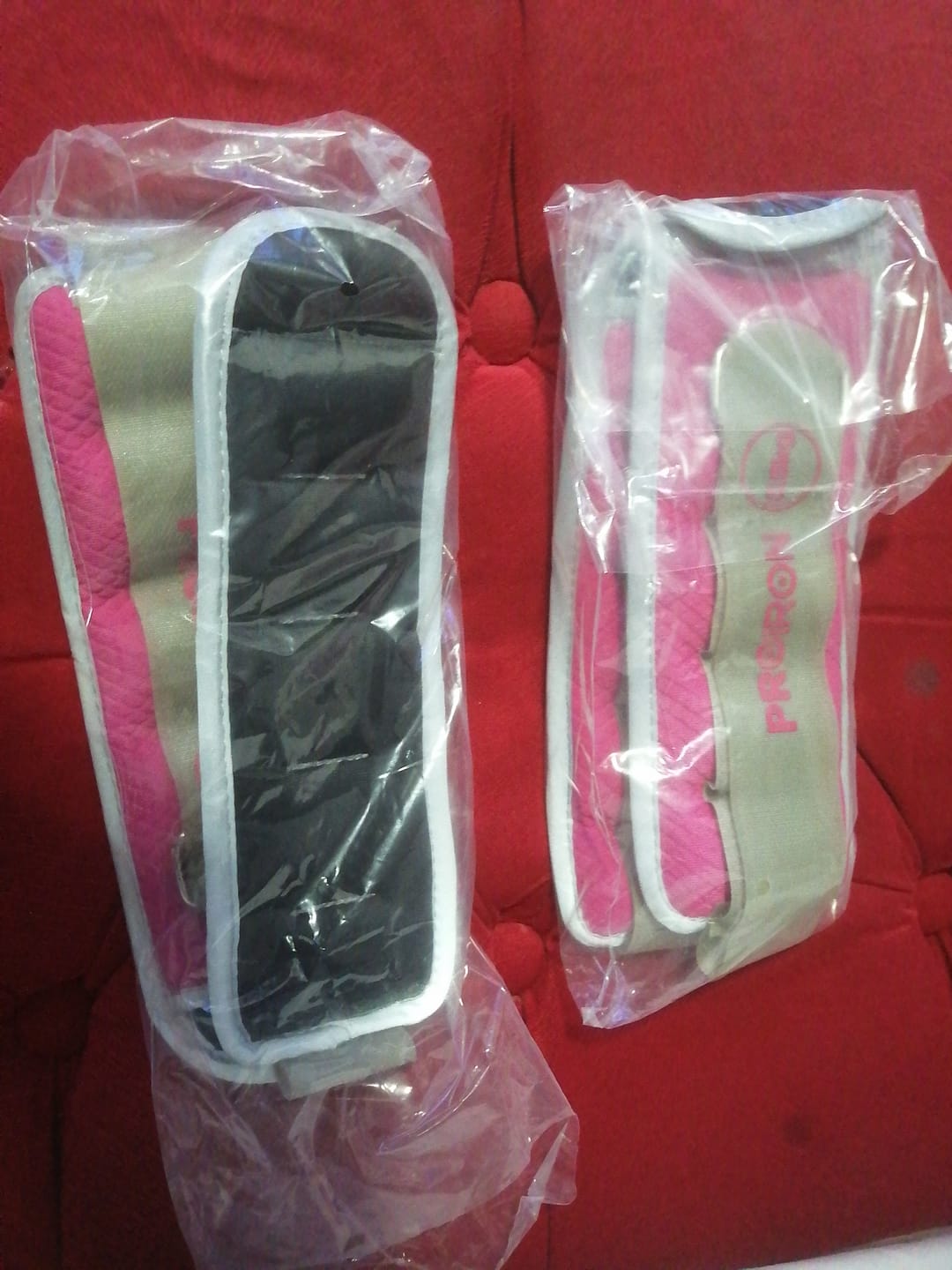 Customer photo review of Pesas Tobilleras y Muñequeras Ajustables (Par)
