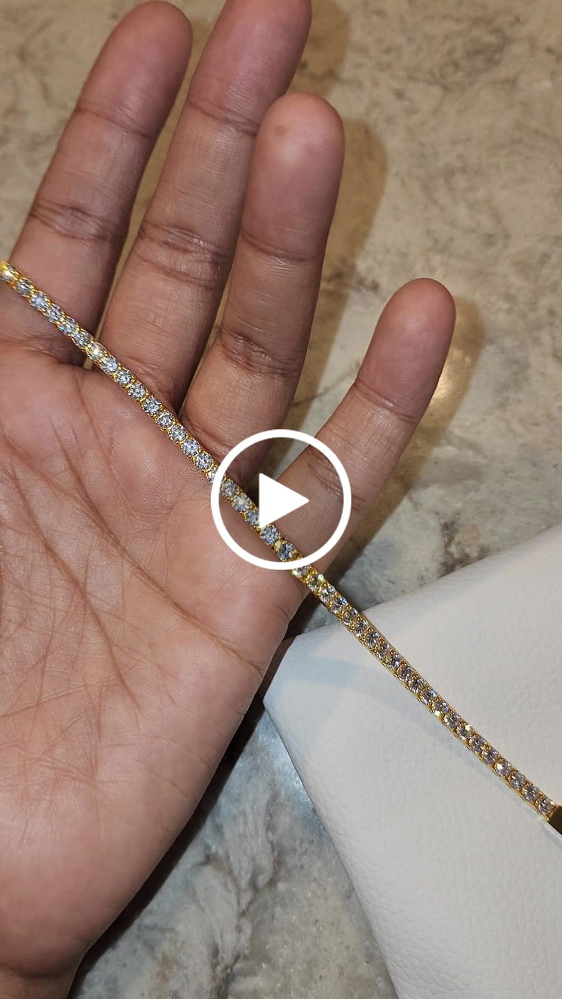 Customer video review of TENNISBOY BRACELET. - 3MM GOLD
