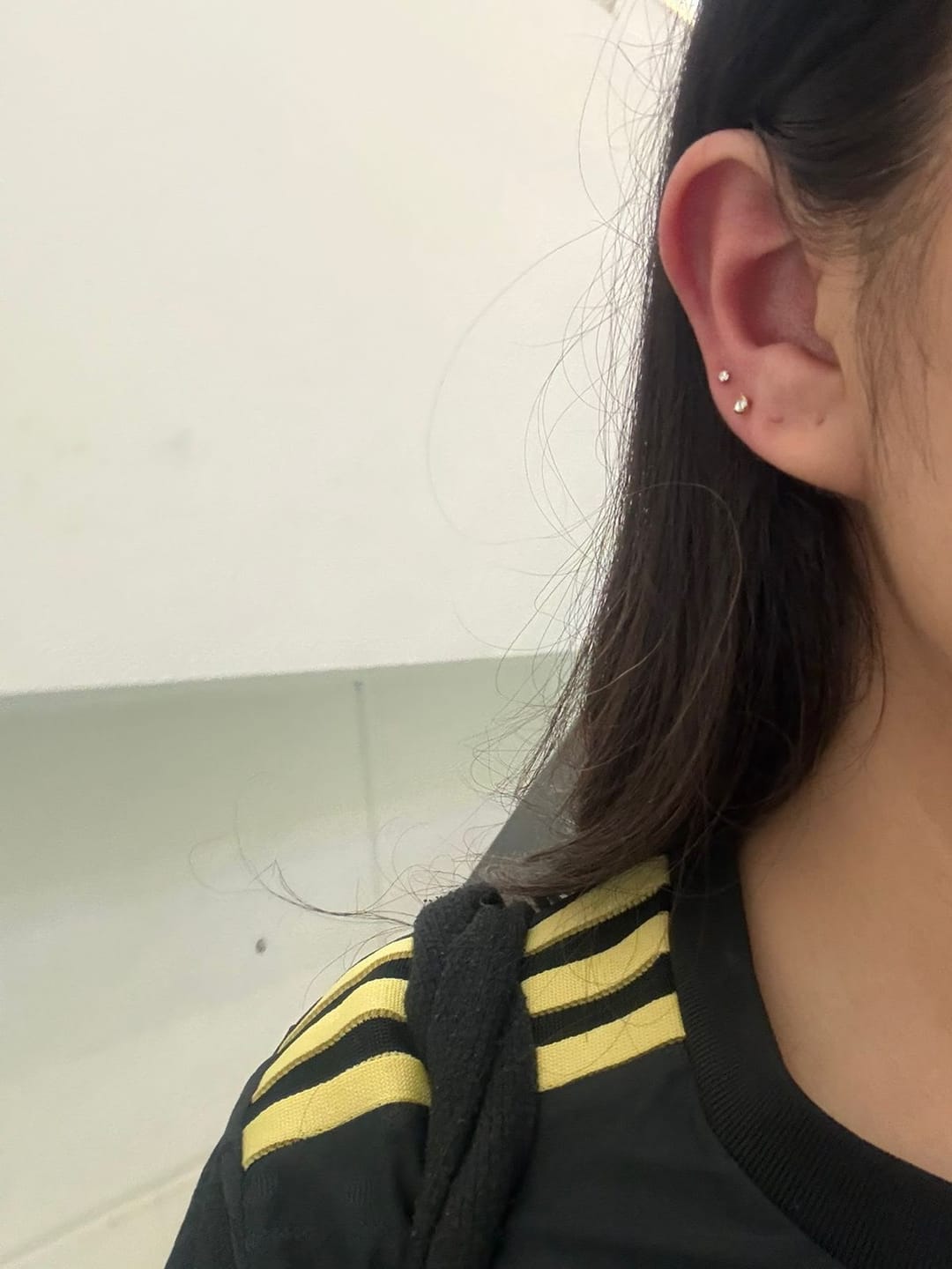 Customer photo review of Aretes Primera Perforacion Acero Inoxidable