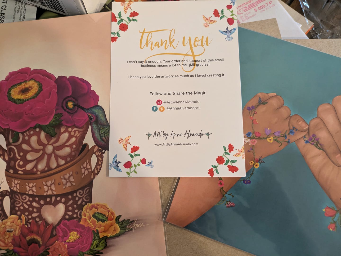 Customer photo review of Full Cup, Full Heart | Art Print | NEW