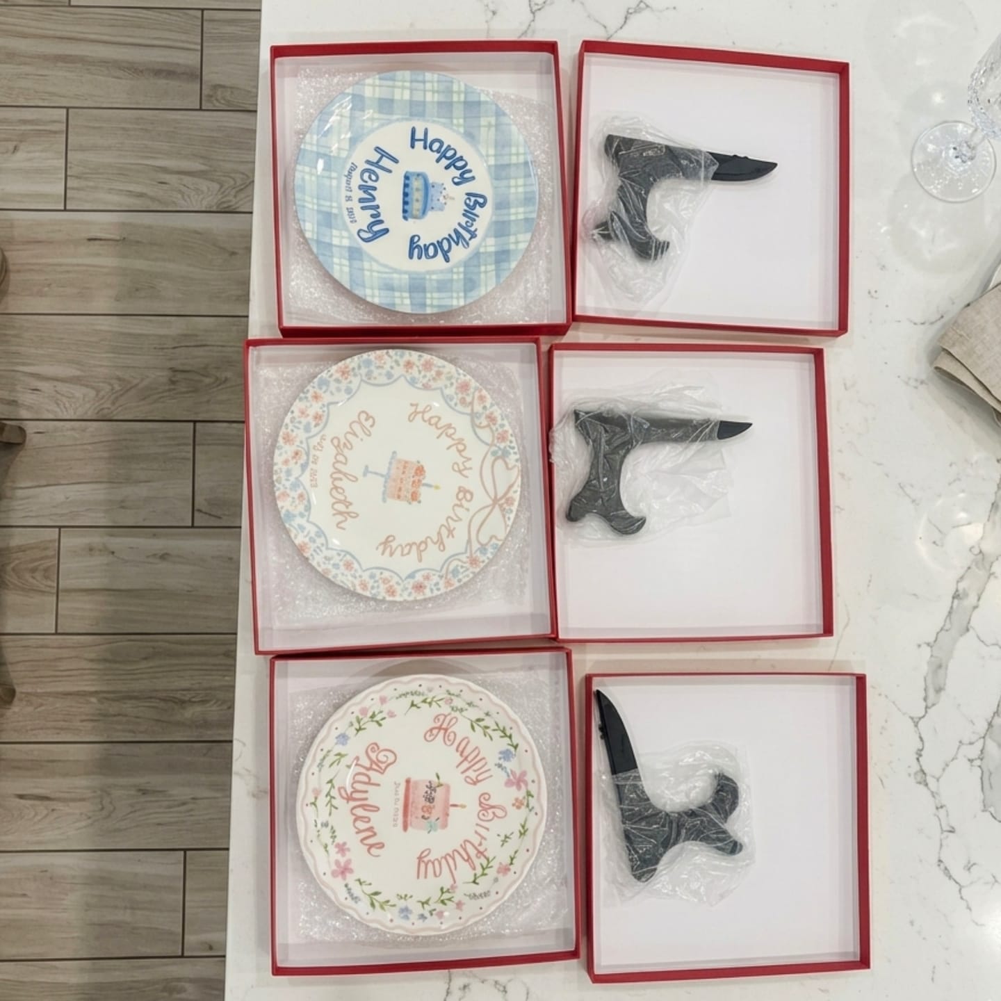 Customer photo review of Personalized Birthday Plate Gift P625QCO0