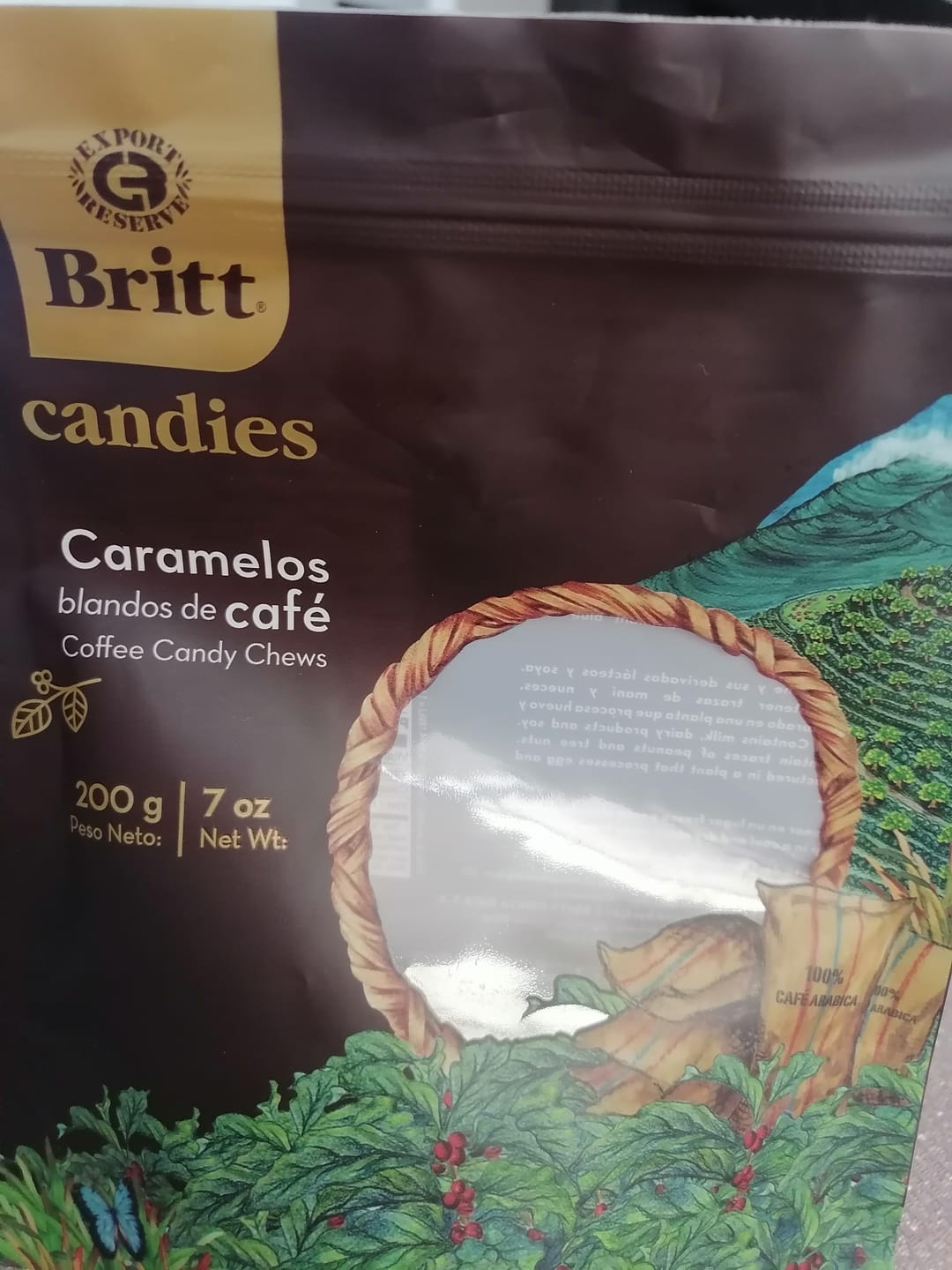 Customer photo review of Caramelos Blandos de Café Britt
