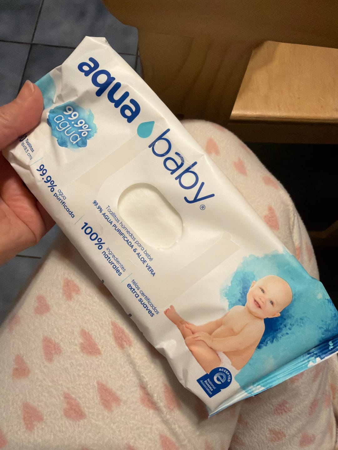 Customer photo review of Aqua Baby 20 Bolsas de 40 Toallitas Húmedas