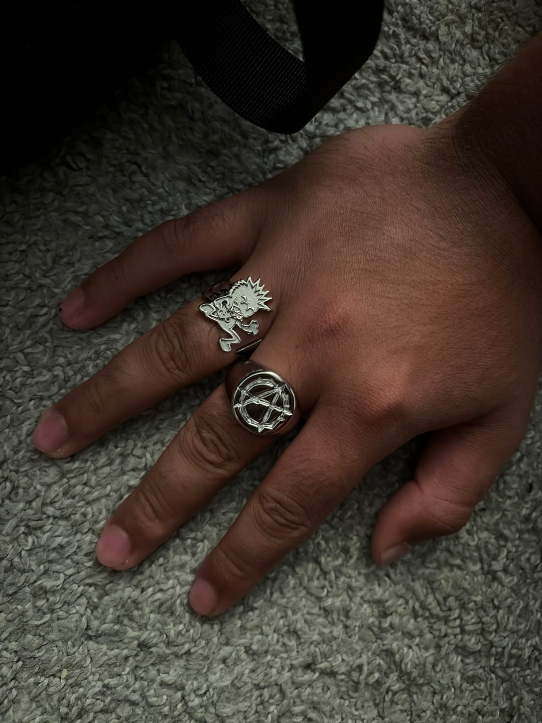 Customer photo review of ANARCHY SIGNET RING