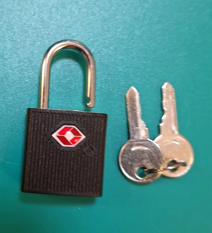 Customer photo review of Cadenas TSA à Clé