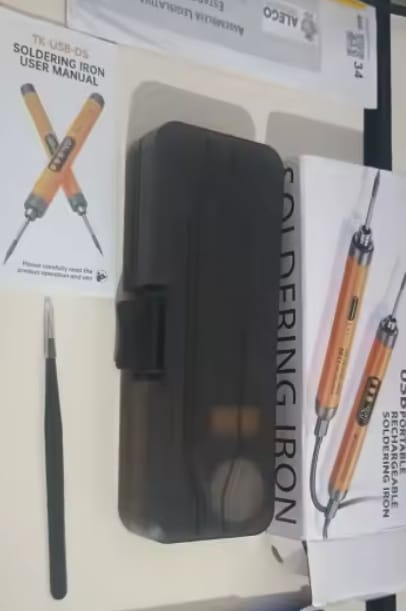 Customer photo review of Wireless Soldering Iron Set