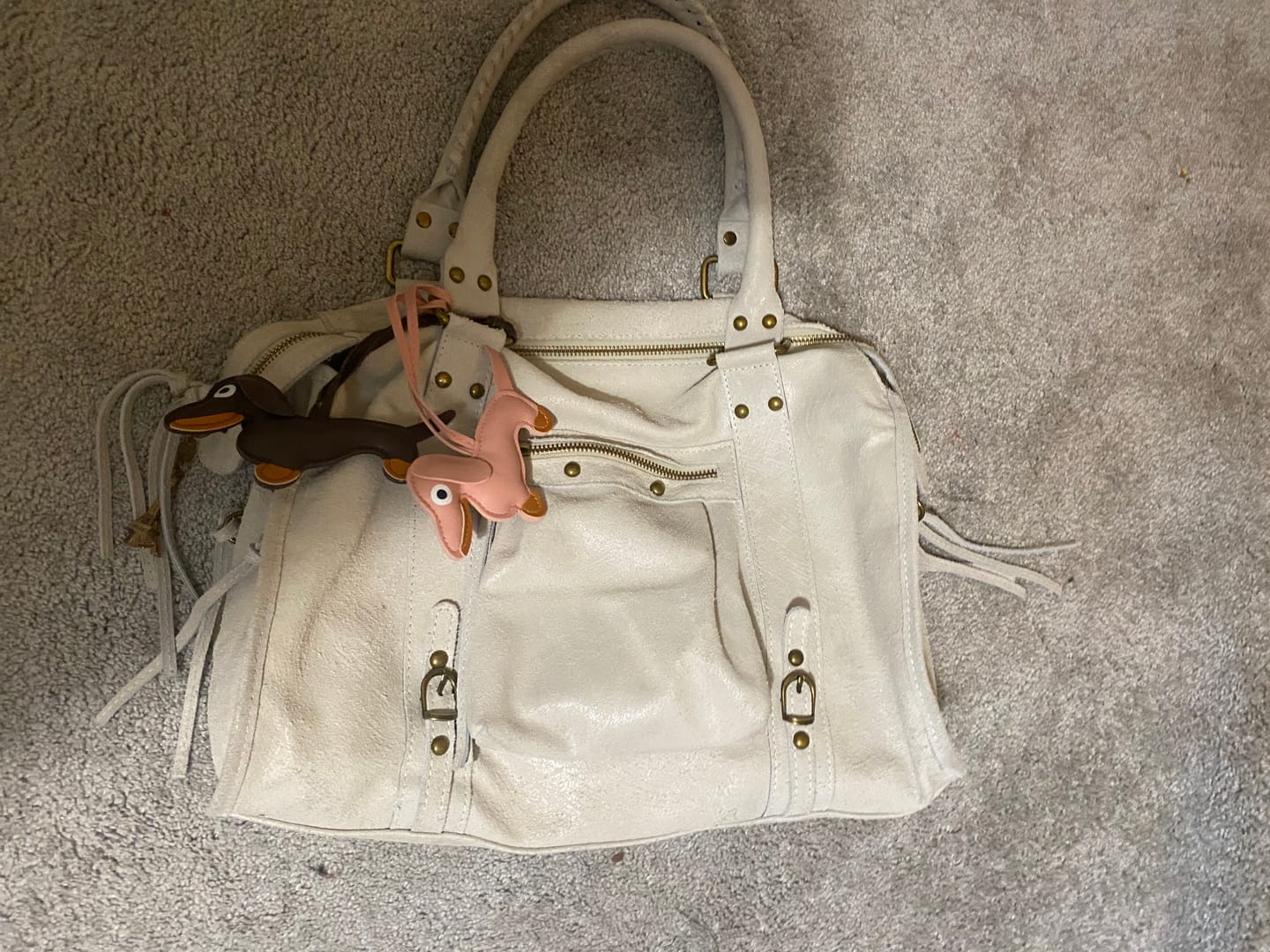 Customer photo review of It girl bag off white