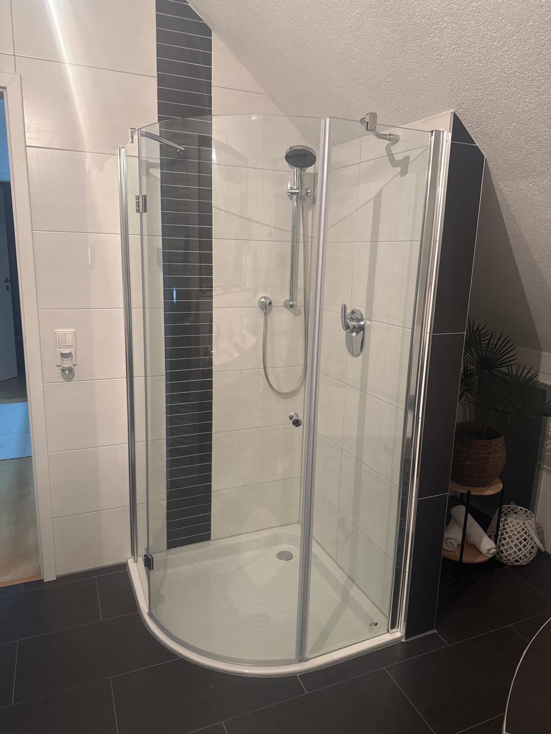 Customer photo review of Runddusche Viertelkreis SR-009