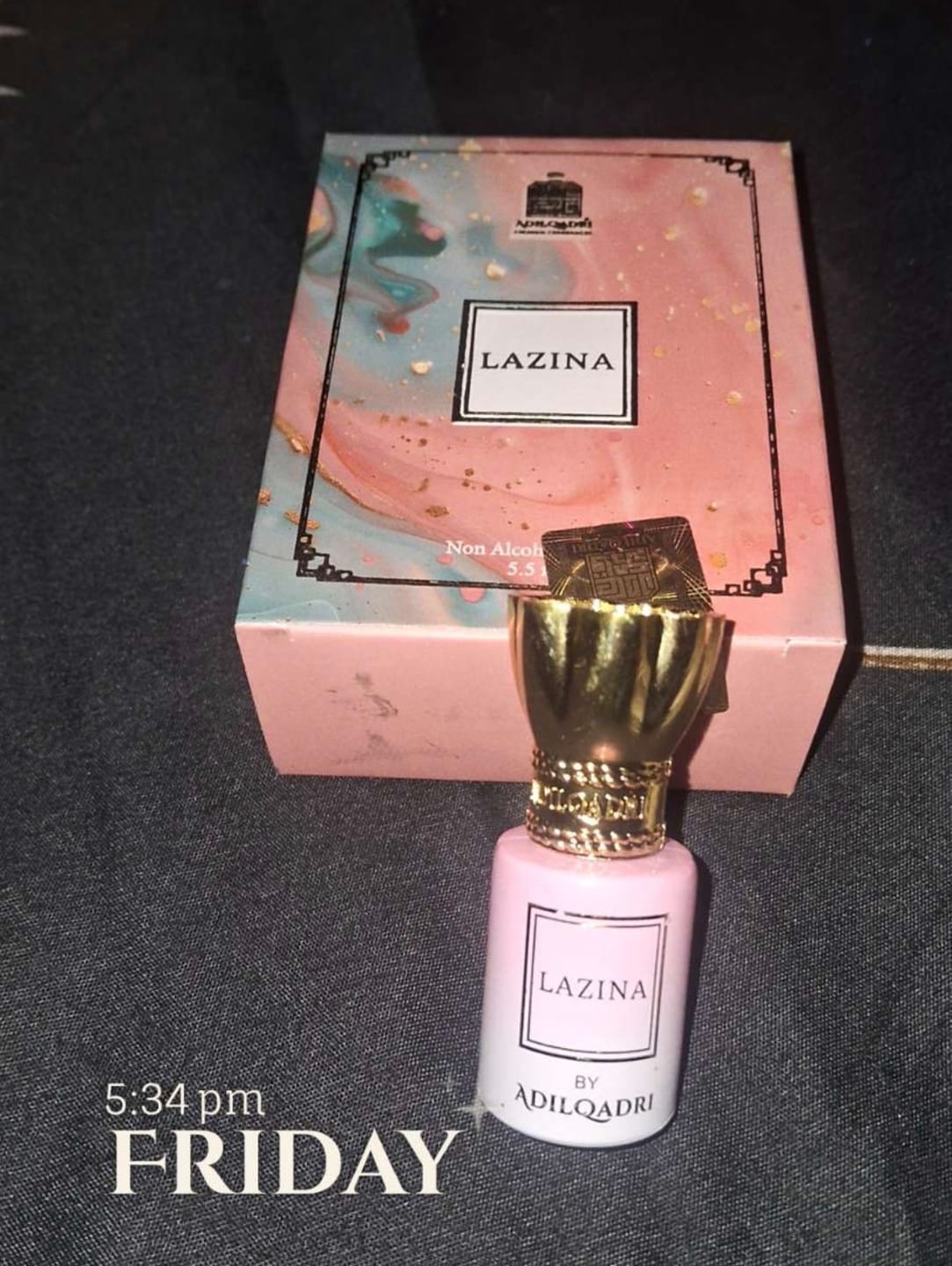 Customer photo review of Lazina Luxury Attar Perfume 5.5 ML