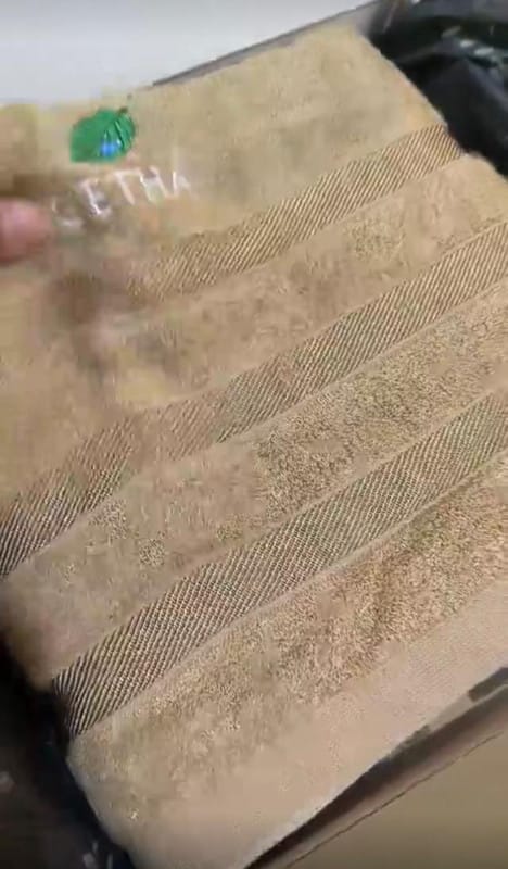 Customer photo review of Bamboo Bath Towel