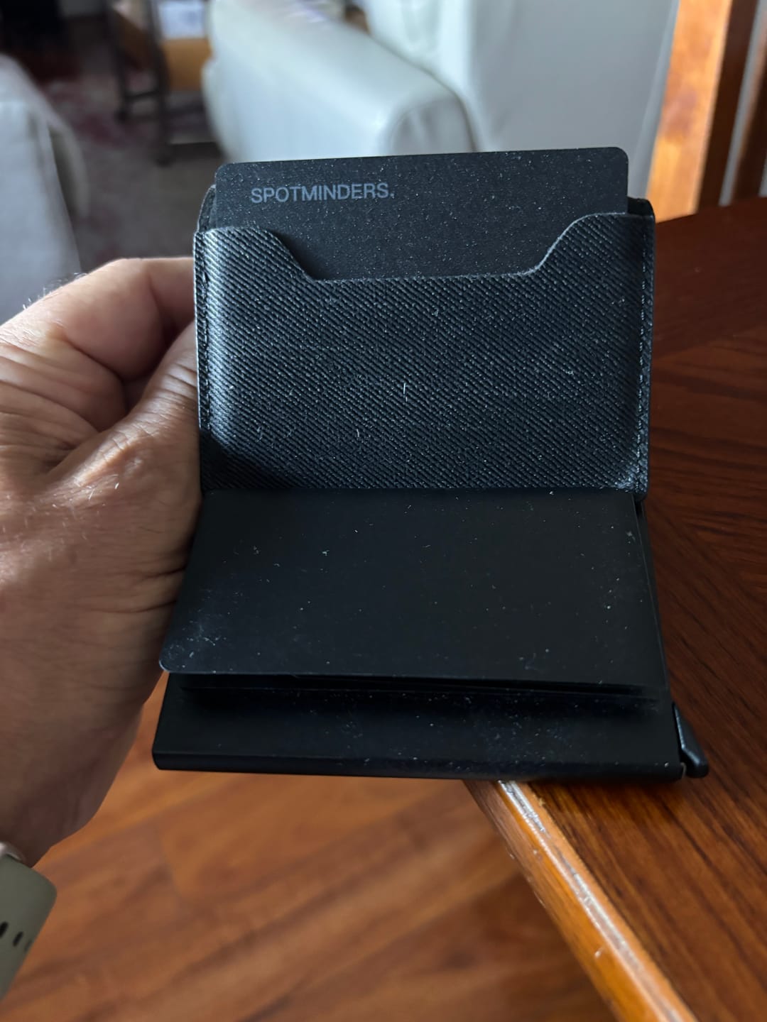 Customer photo review of SPOTMINDERS. Tracking Card