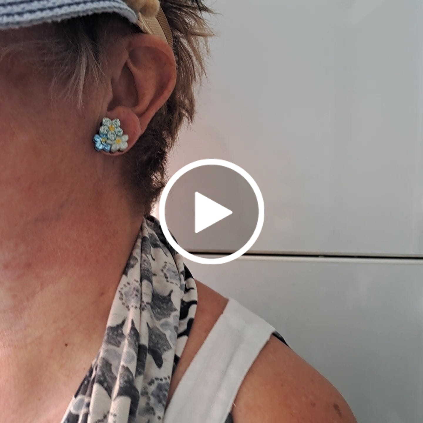 Customer video review of Forget Me Not Studs