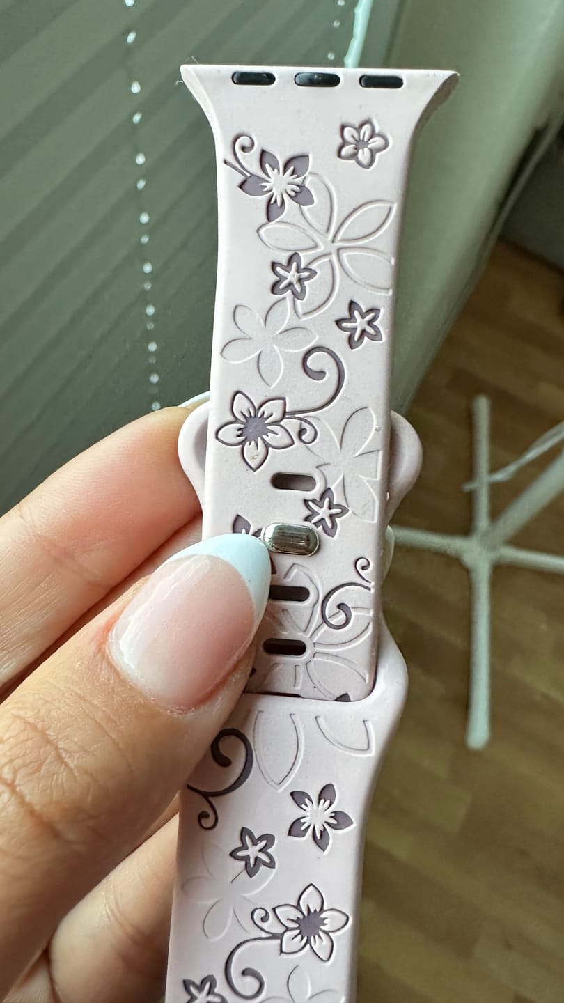 Customer photo review of Apple Watch Silikonband 'Dianne'