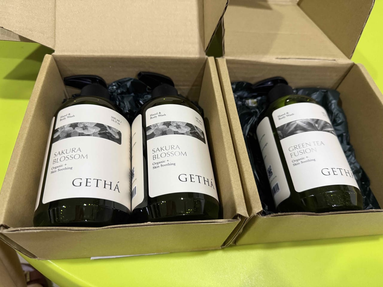 Customer photo review of Getha Premium Botanical Body Wash 500ml