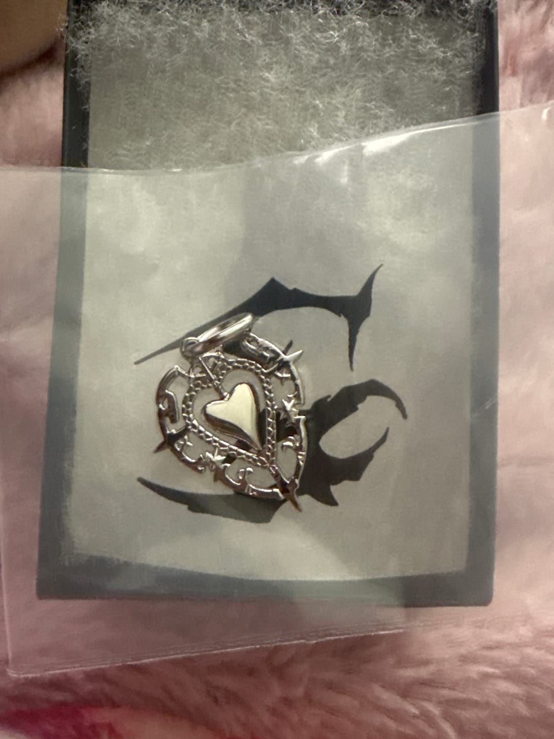 Customer photo review of ANTIQUE HEART PENDANT