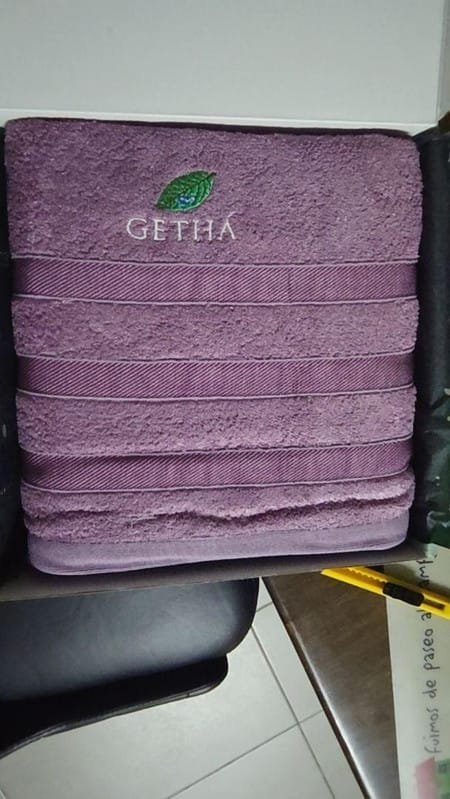 Customer photo review of Bamboo Bath Towel