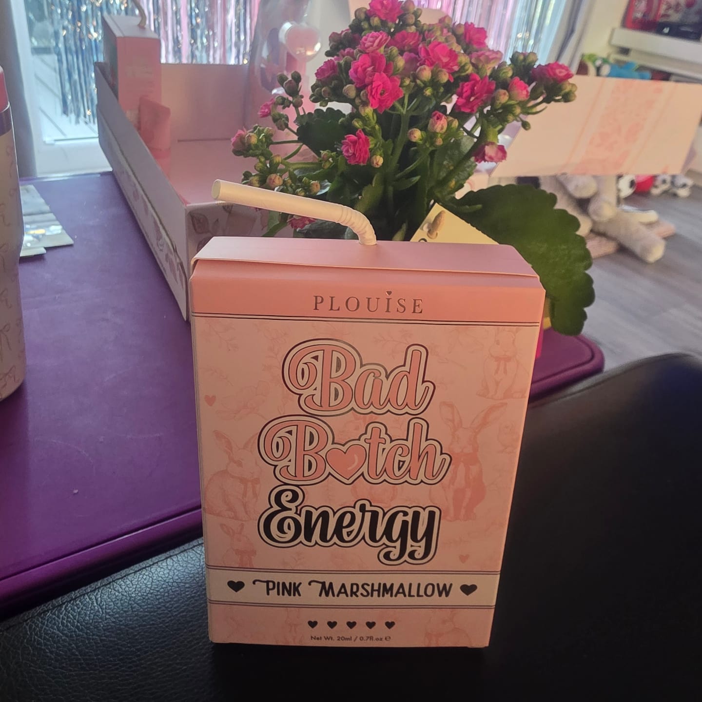 Customer photo review of Bad Bitch Energy Lip Conditioner & Lip Oil Duo