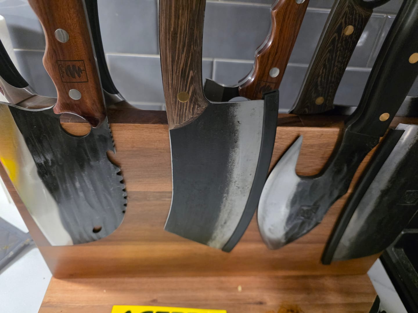 Customer photo review of Machado 6.6" Butcher Knife