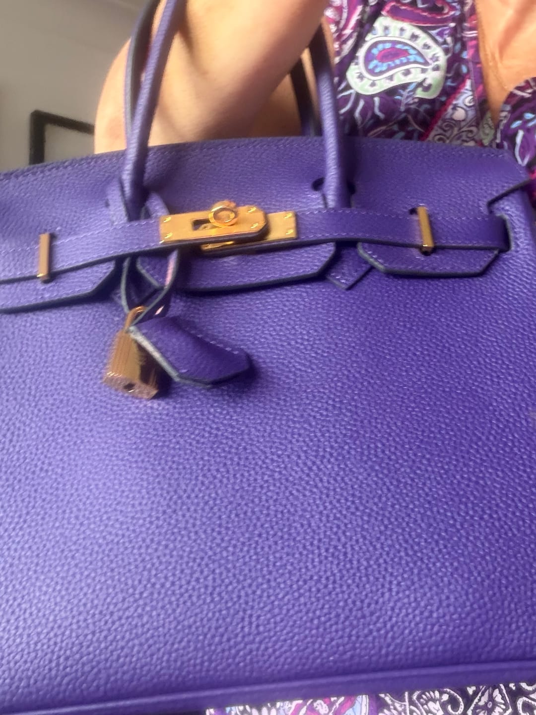 Customer photo review of LALUVA Warkin Bags Genuine Leather