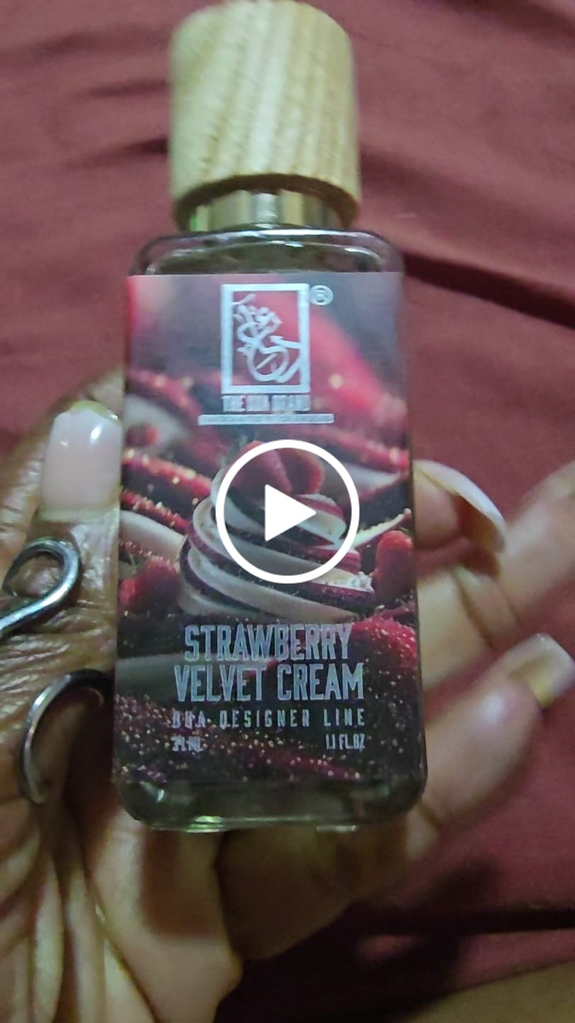 Customer video review of Strawberry Velvet Cream