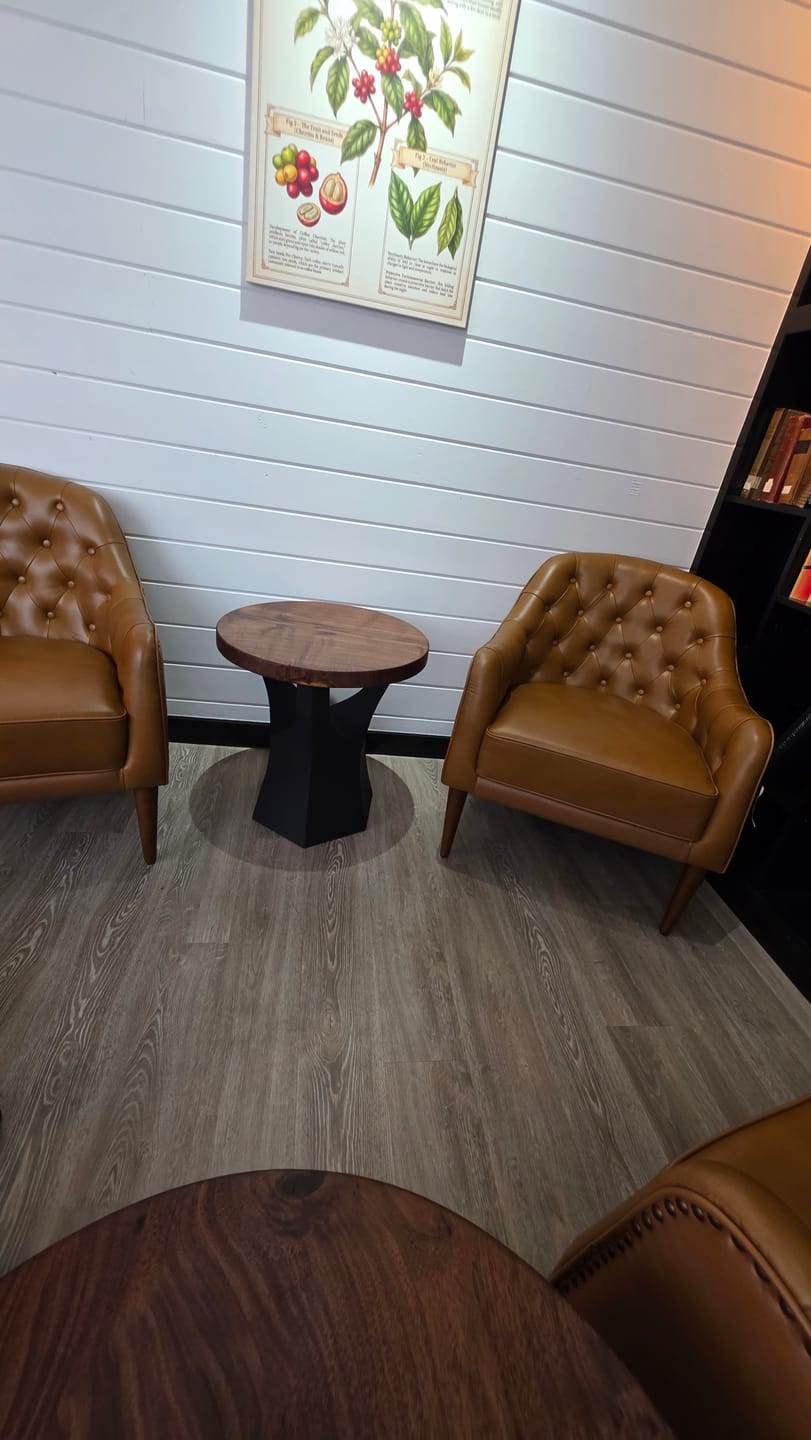 Customer photo review of End Table Legs 20" H Tree Trunk for Metal Modern Design - 216 Namu