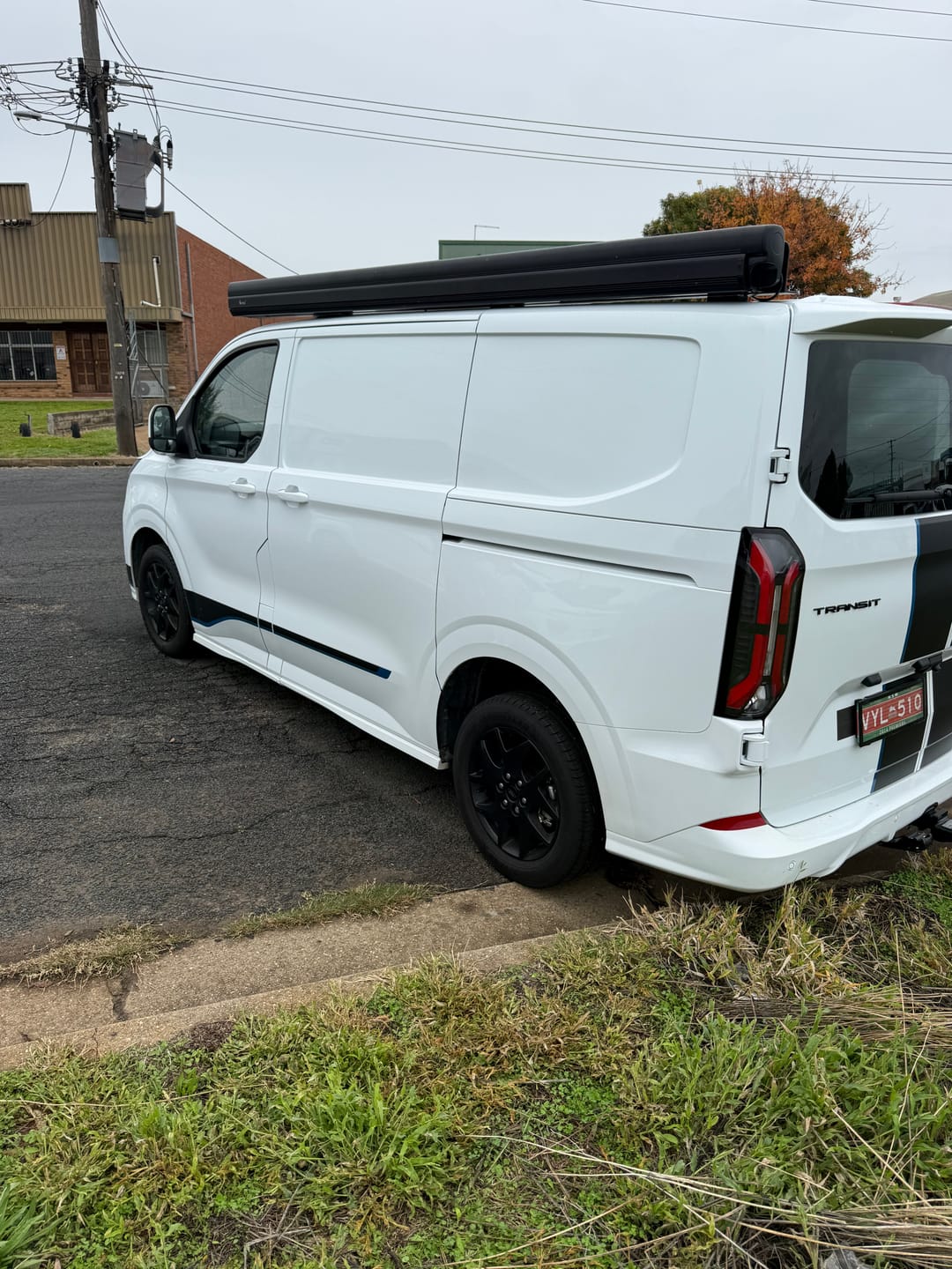 Customer photo review of 12Volt Electric Cassette Box Caravan Awning - W5500NM