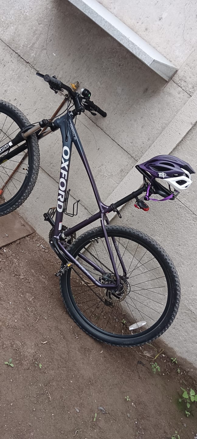Customer photo review of CASCO TRIP MTB PURPLE/WHITE