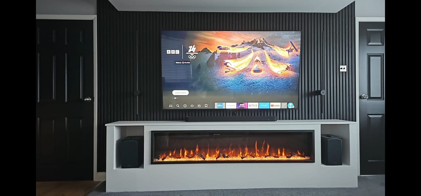 Customer photo review of Premium Acoustic Wall Panels - Light Grey