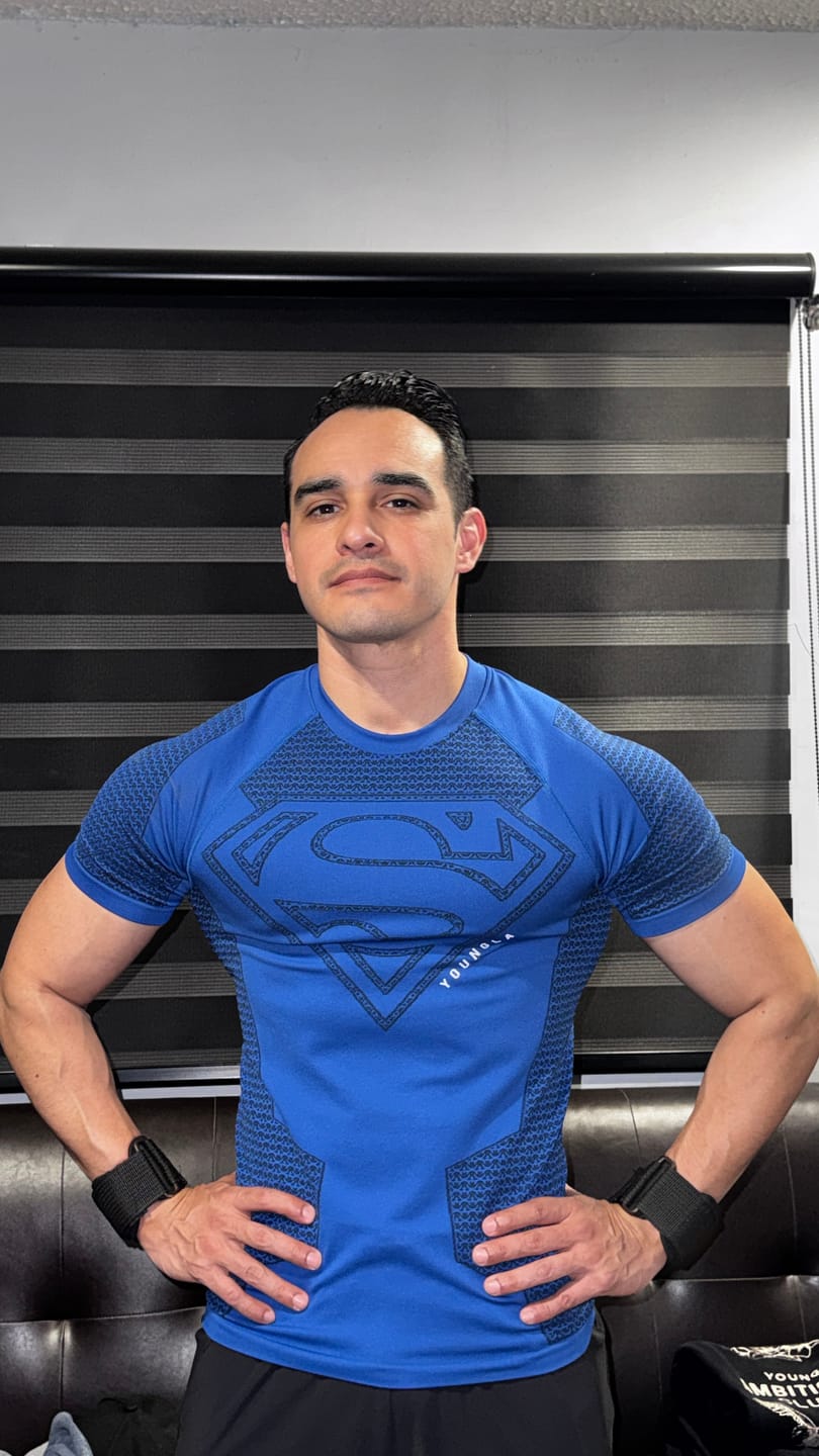 Customer photo review of 4117 - Superman Compression Tees