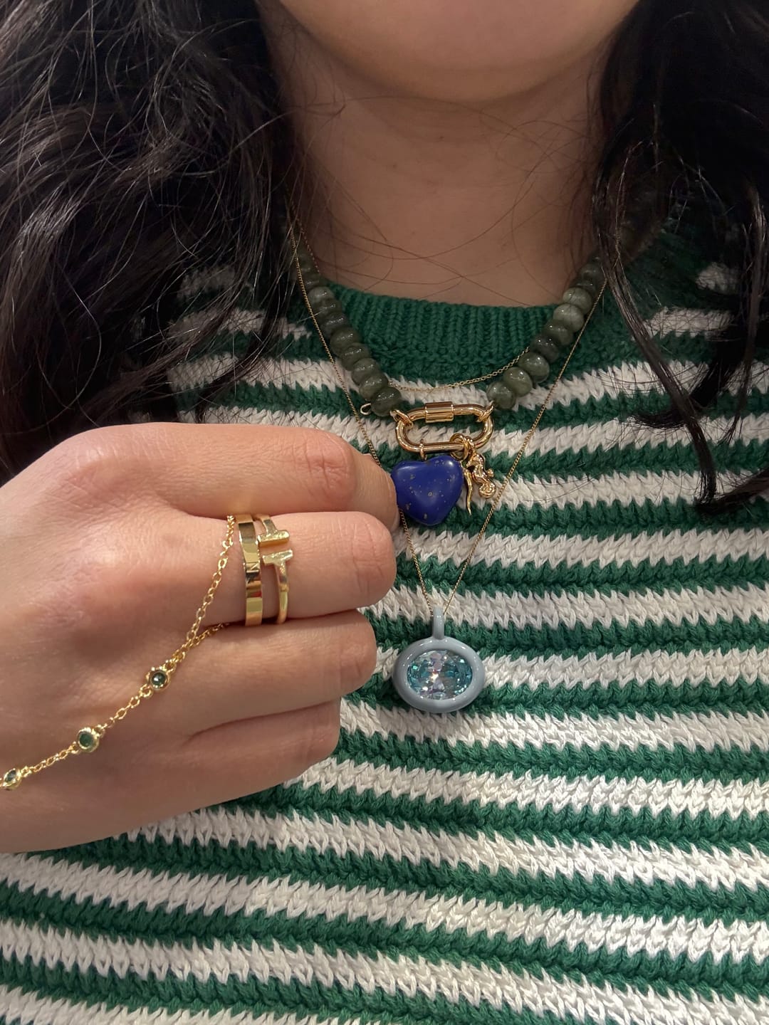 Customer photo review of The Birthstone Charm