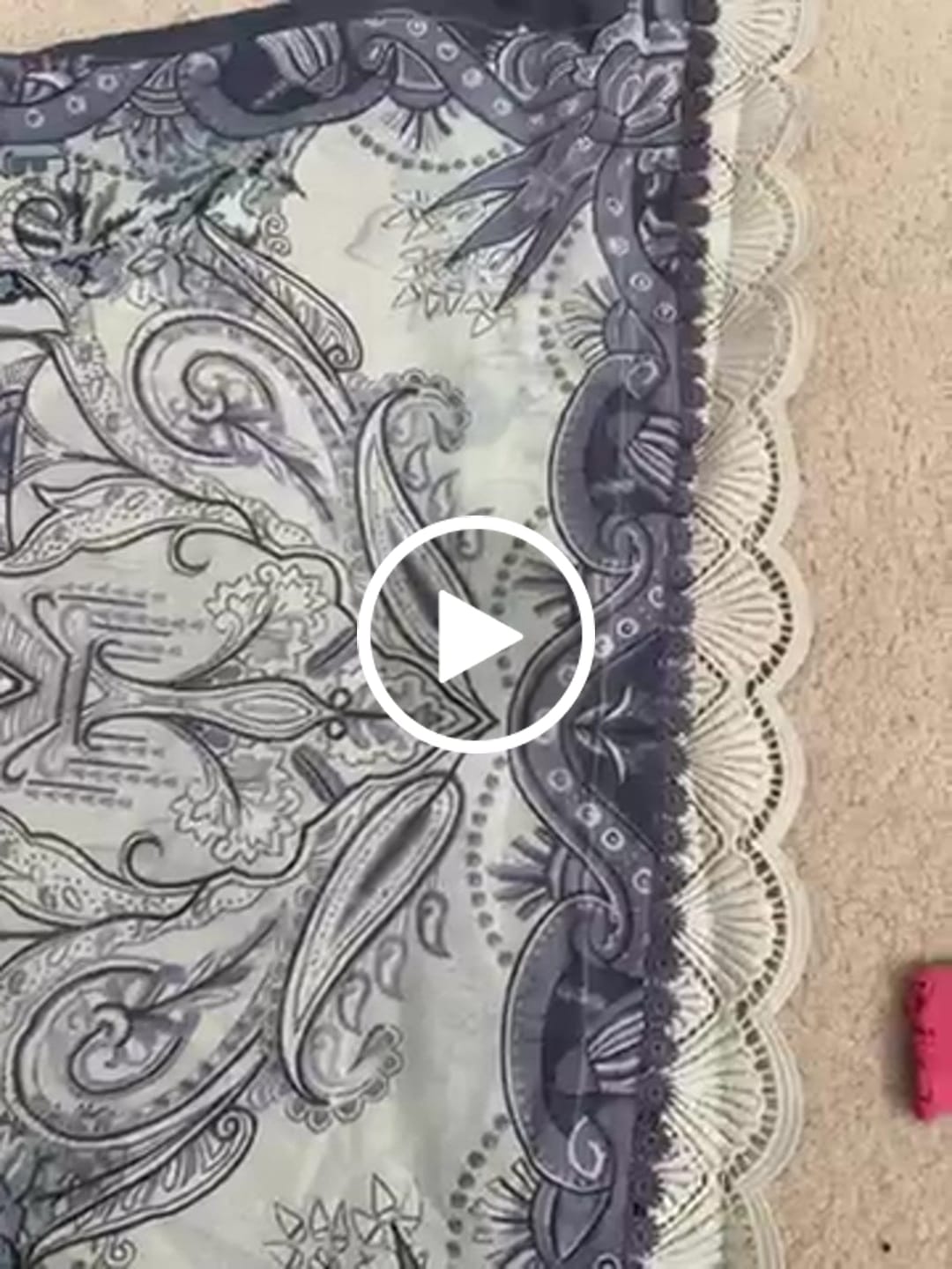 Customer video review of Rozi  - Exclusive Lawn  Outfit with Dupatta - Ready to Wear - SD340