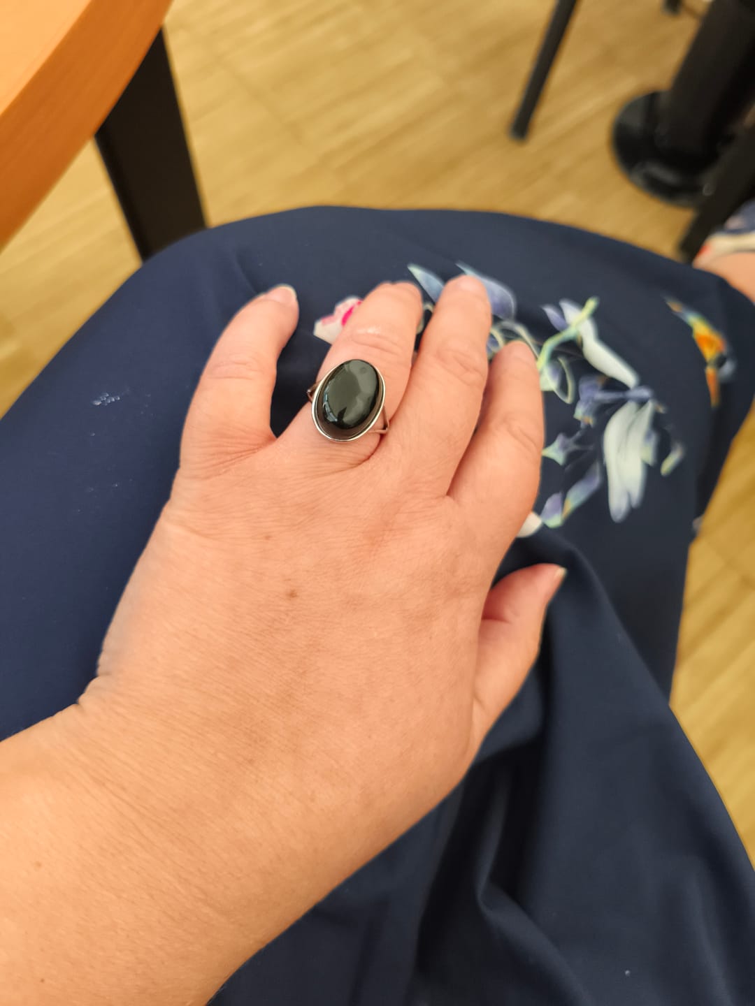Customer photo review of Bague Ajustable "Protection Éternelle" - Noeud de Sorcière