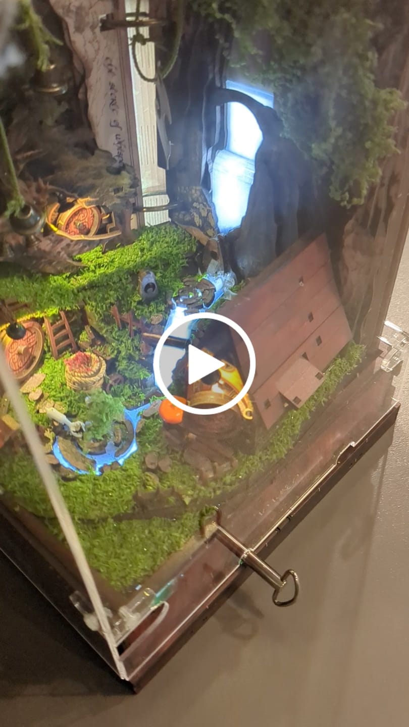 Customer video review of Whispering Hollow Miniature House Kit (Music Box) | Collector's Edition