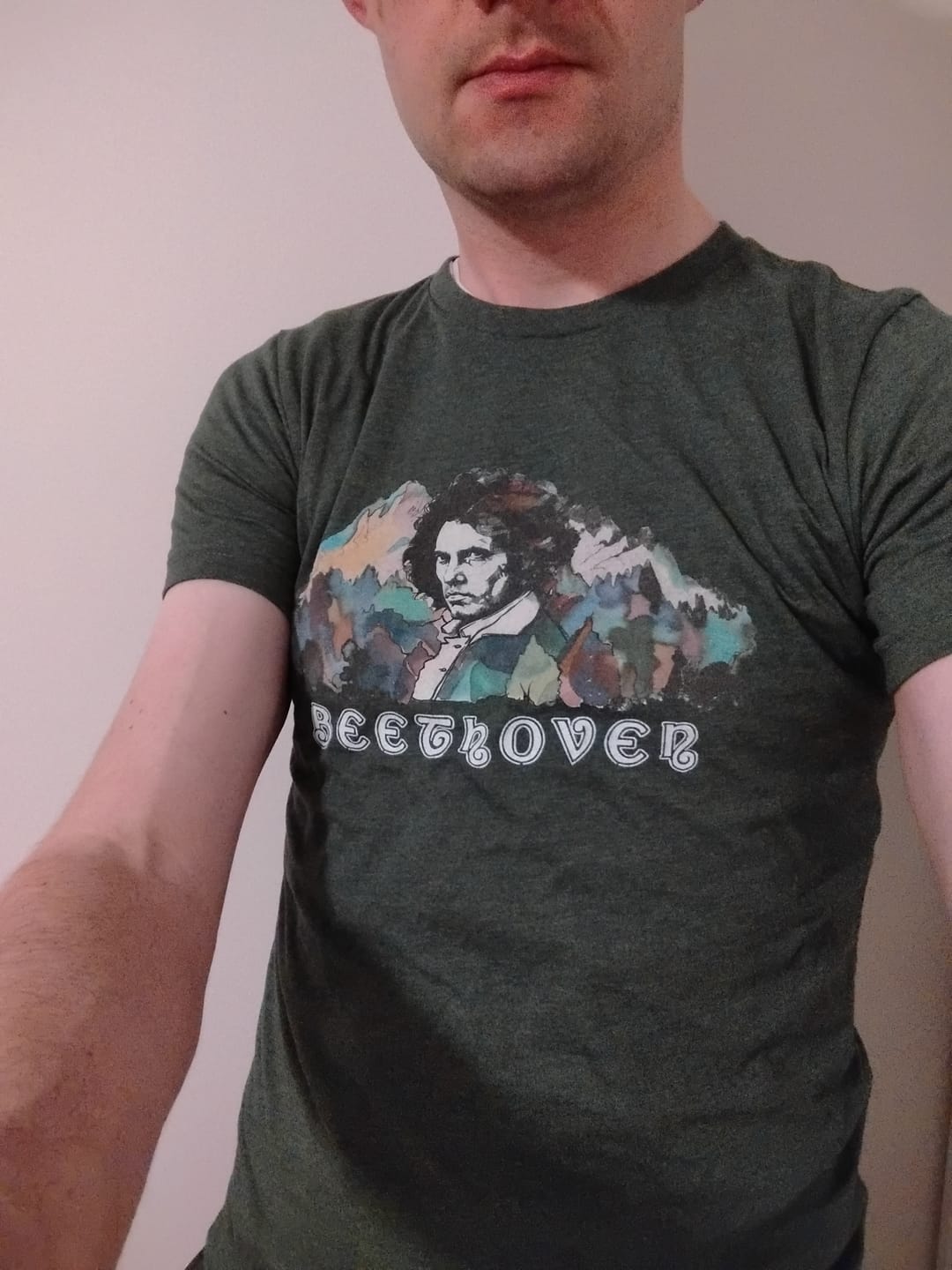 Customer photo review of Ludwig van Beethoven: Illustrated T-Shirt