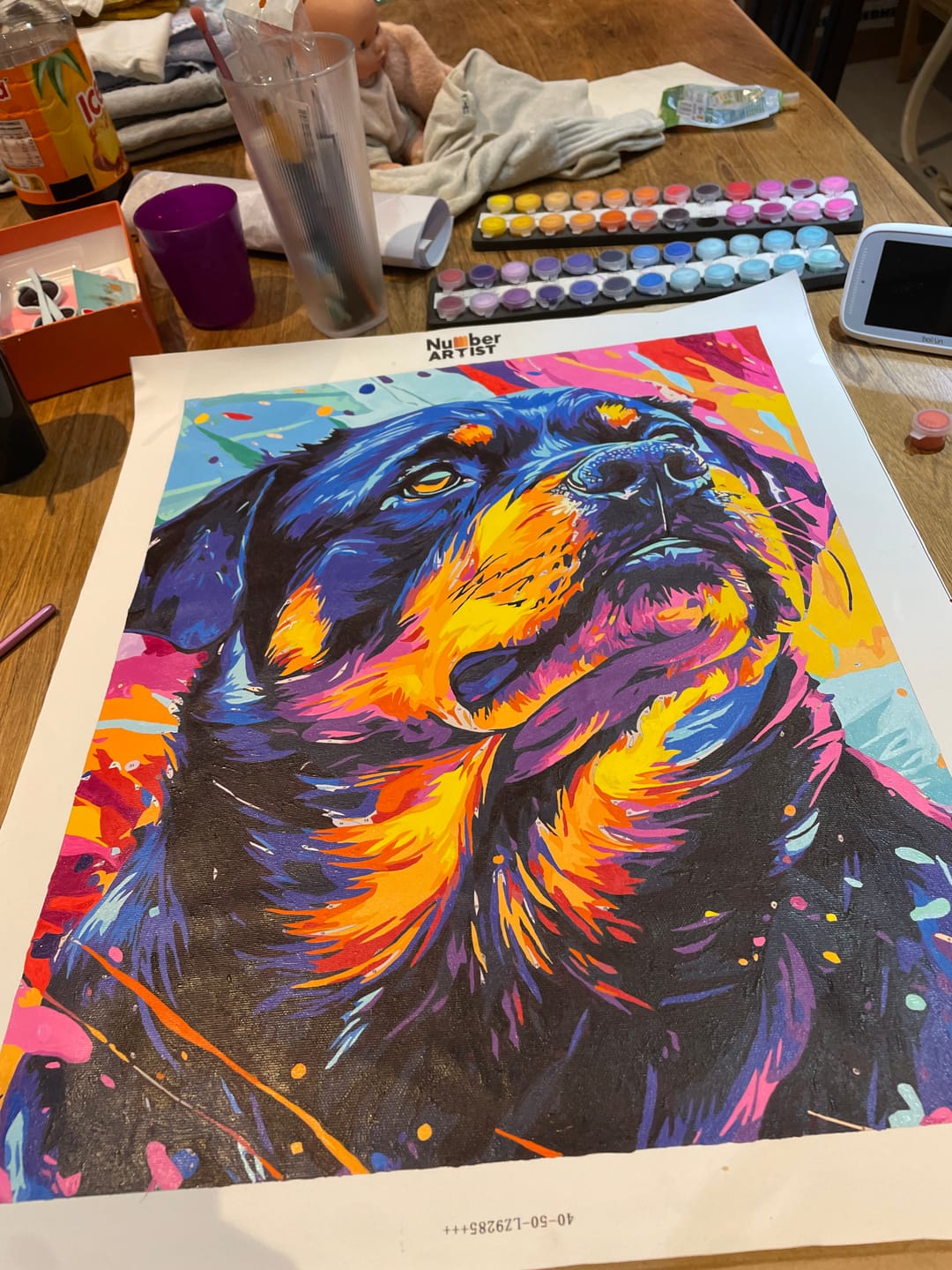 Customer photo review of Color Explosion Rottie