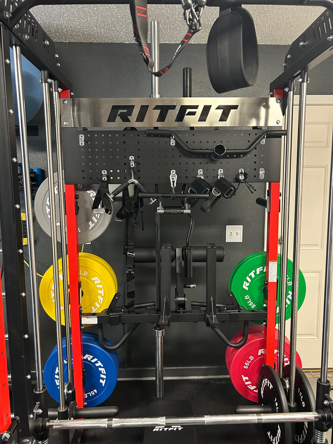 Customer photo review of RitFit PBM1 Pegboard Attachment (Only for M1 PRO)