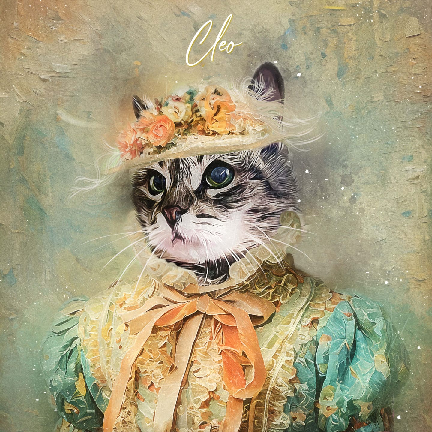 Customer photo review of Pet Portrait Wall Art - Pawthéon Royale