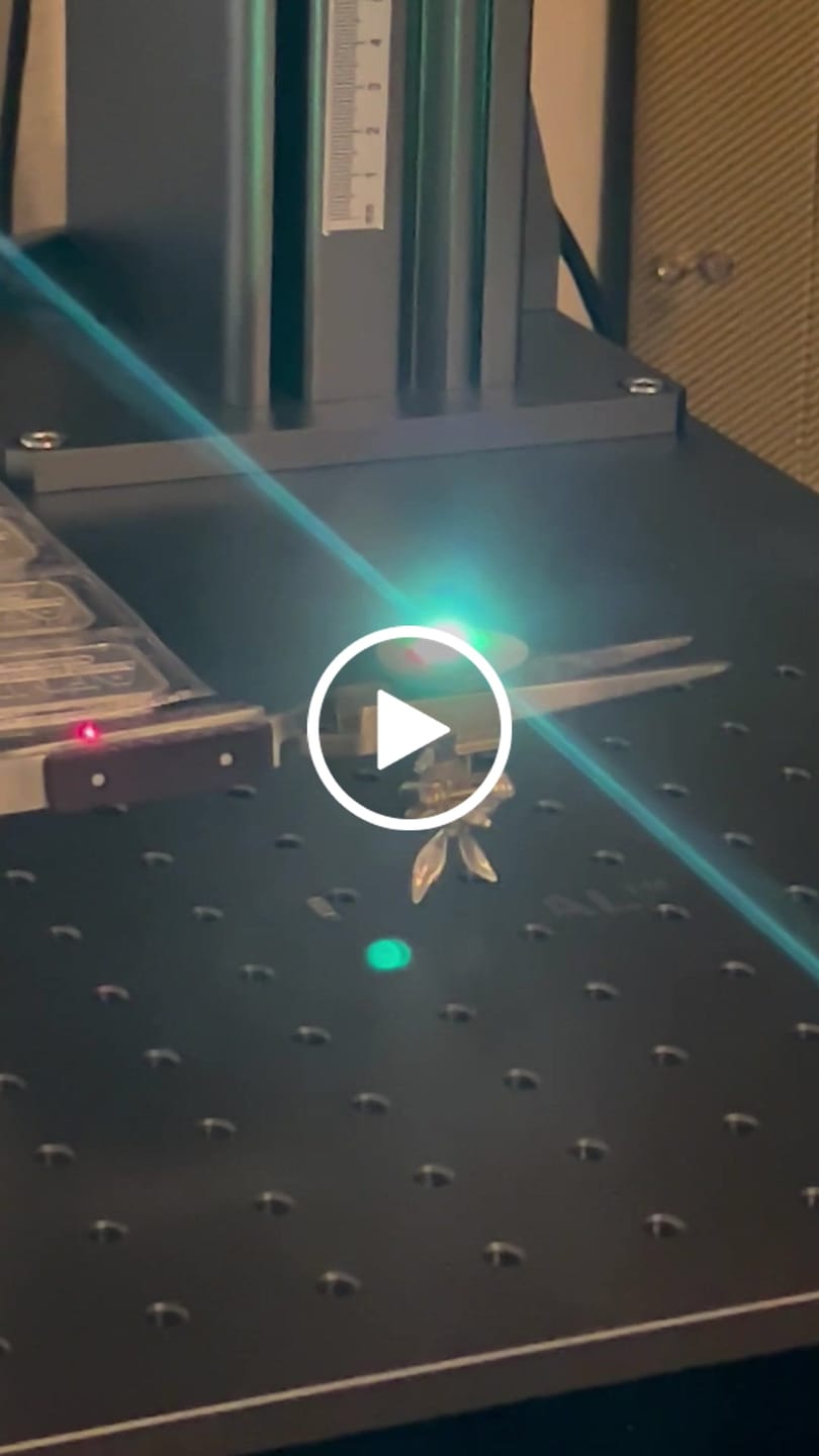 Customer video review of Monport GT 30W Split Fiber Laser Engraver & Marking Machine With AutoFocus (5.9” x 5.9”)