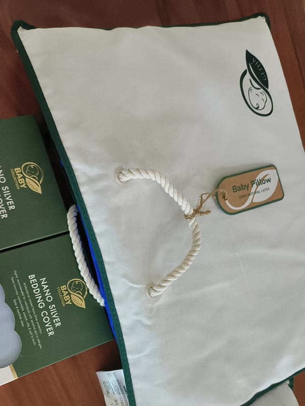 Customer photo review of Getha 100% Natural Latex Baby Pillow